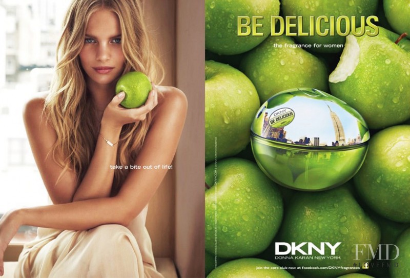 Marloes Horst featured in  the DKNY Fragrance advertisement for Spring/Summer 2013