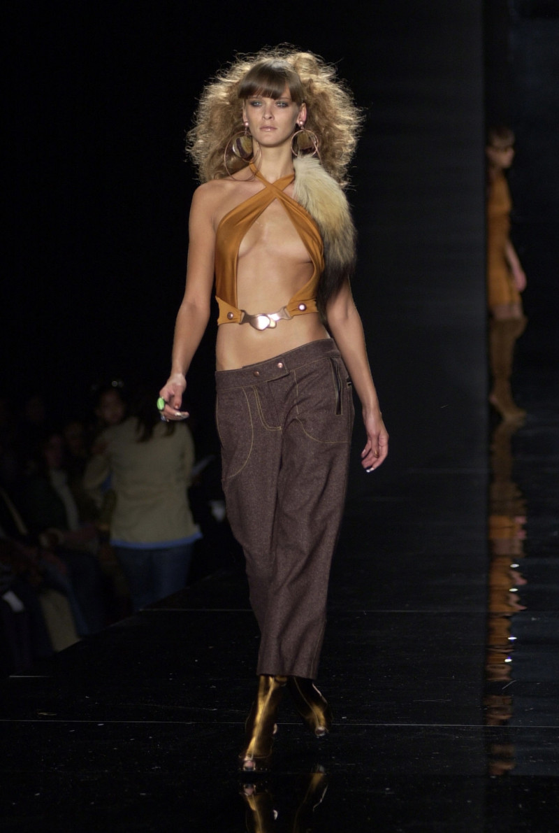 Carmen Kass featured in  the Baby Phat fashion show for Autumn/Winter 2003
