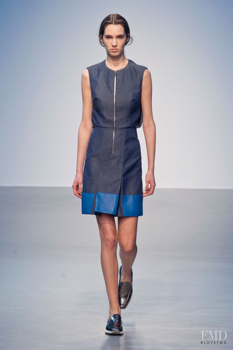 Tabitha Hall featured in  the Richard Nicoll fashion show for Autumn/Winter 2014