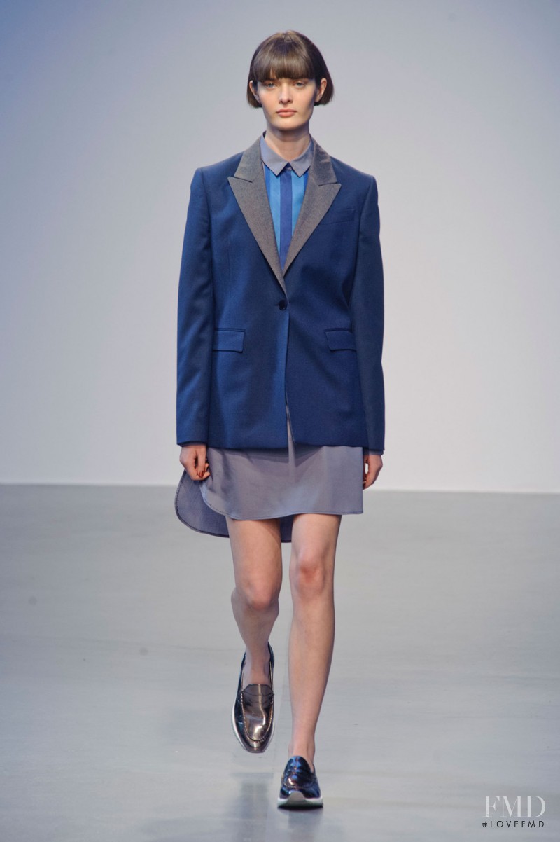Sam Rollinson featured in  the Richard Nicoll fashion show for Autumn/Winter 2014