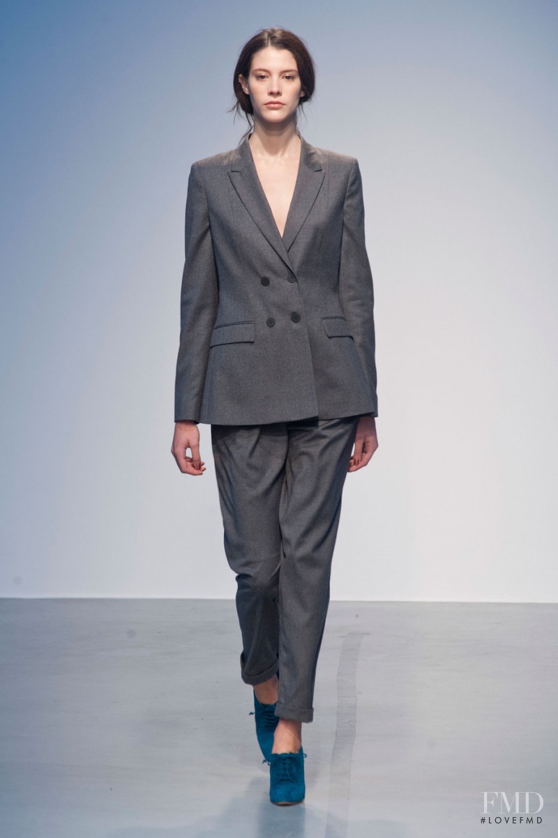 Carla Ciffoni featured in  the Richard Nicoll fashion show for Autumn/Winter 2014