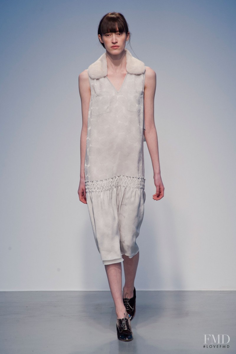 Helena Severin featured in  the Richard Nicoll fashion show for Autumn/Winter 2014