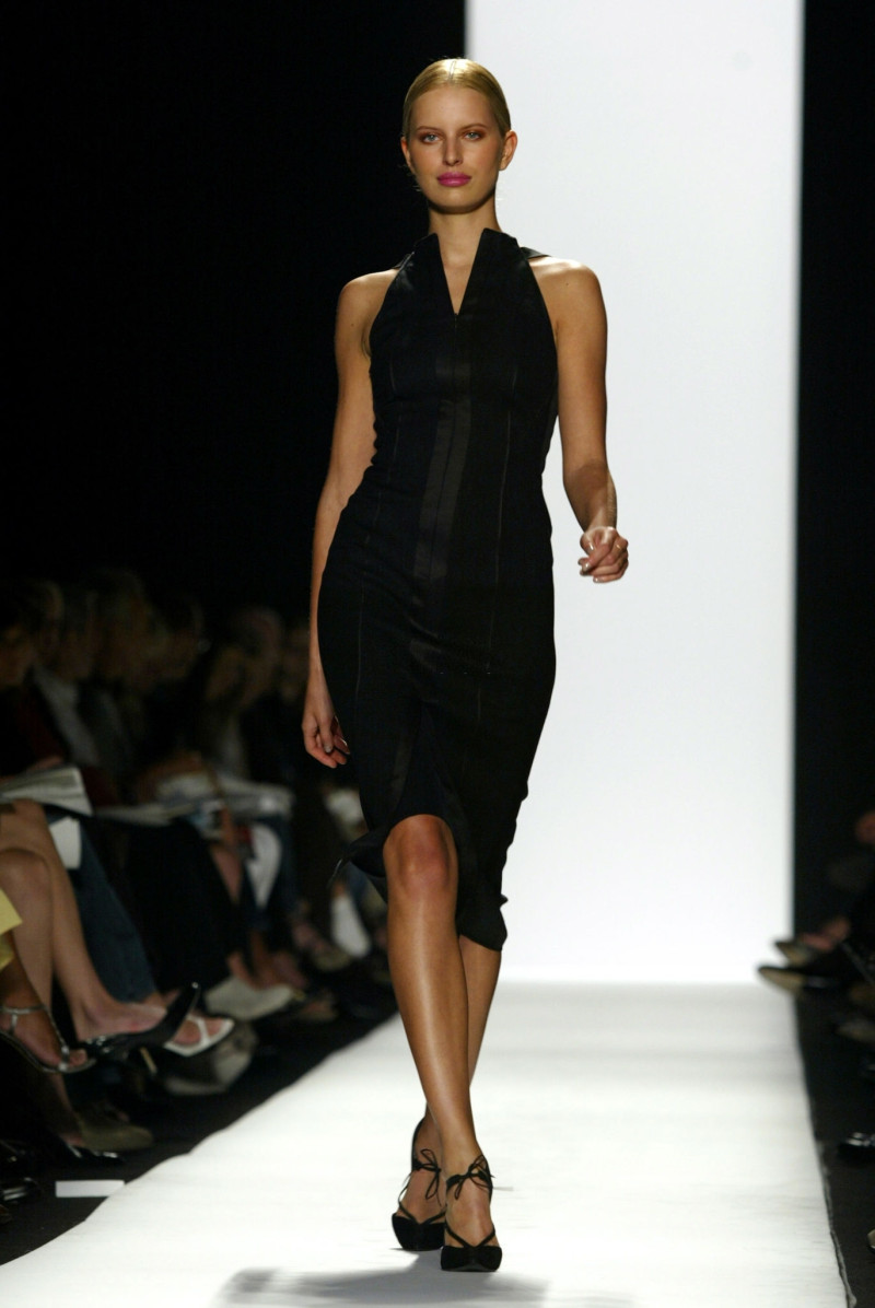 Karolina Kurkova featured in  the Narciso Rodriguez fashion show for Spring/Summer 2004