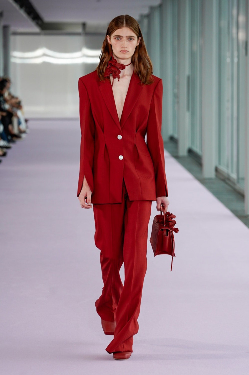 Yura Romaniuk featured in  the Del Core fashion show for Spring/Summer 2024