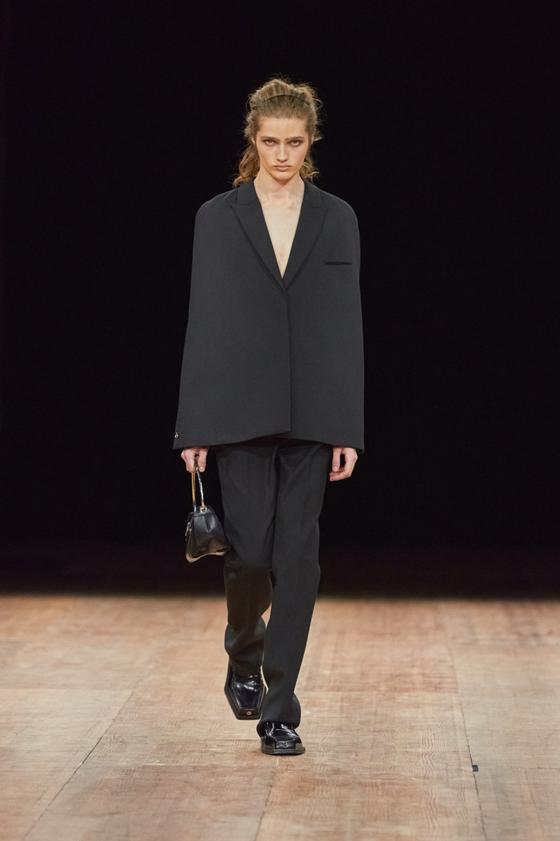 Yura Romaniuk featured in  the Coperni fashion show for Autumn/Winter 2023