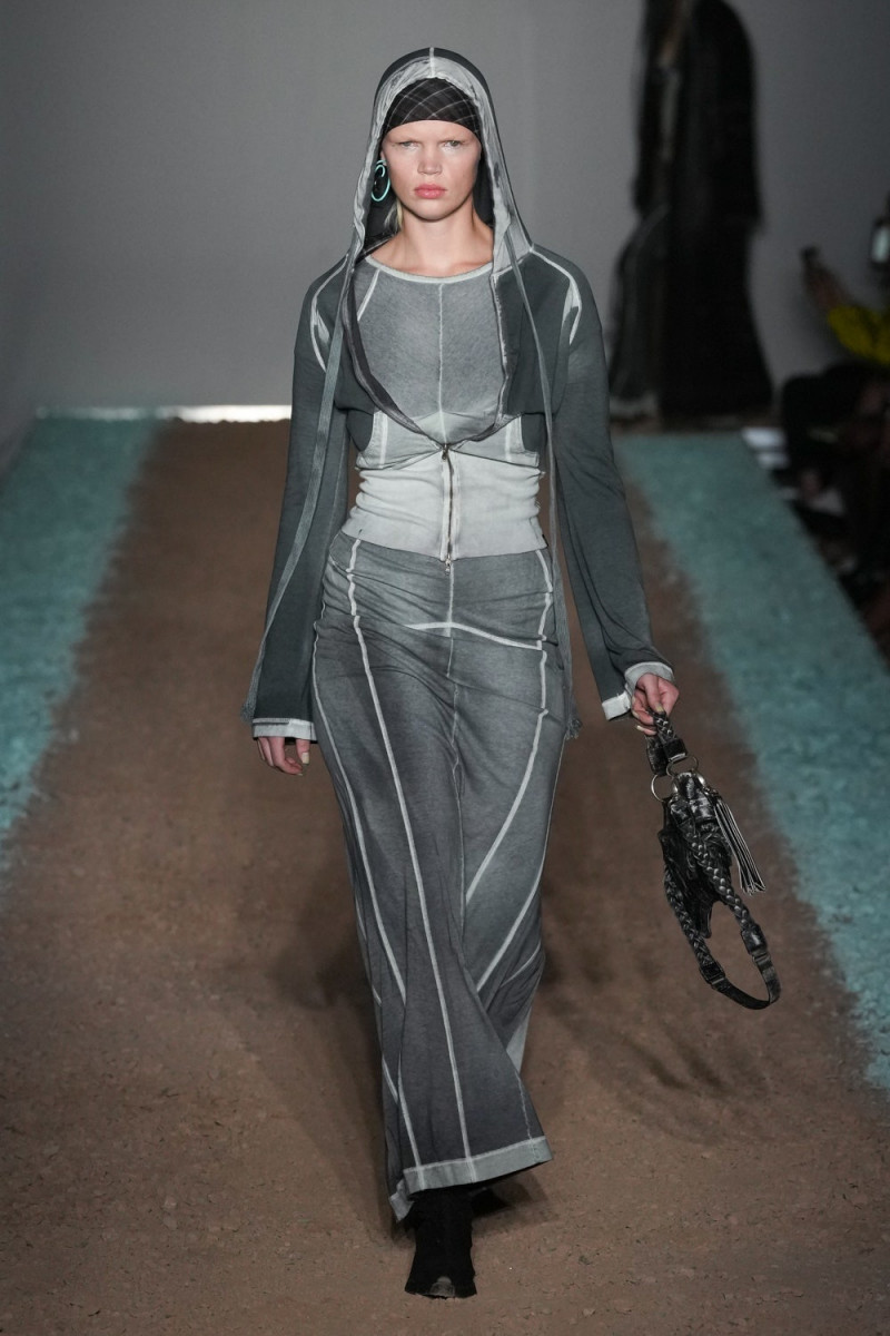 Luca Biggs featured in  the Knwls fashion show for Spring/Summer 2024