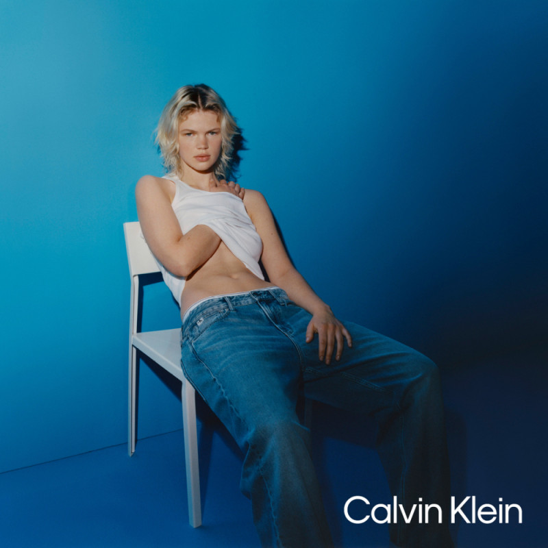 Luca Biggs featured in  the Calvin Klein Jeans Chapter 2  advertisement for Autumn/Winter 2022