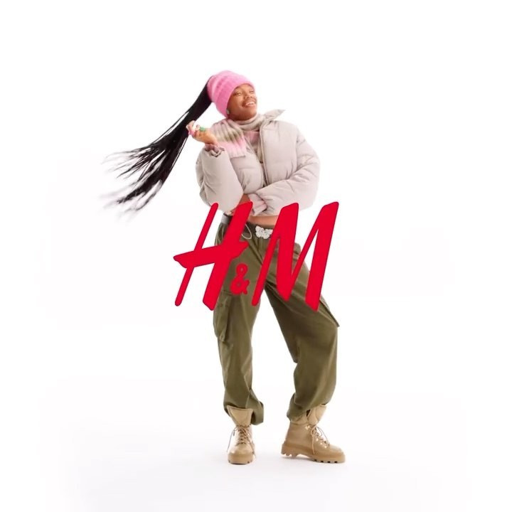 Ana Yarlin Mateo featured in  the H&M advertisement for Autumn/Winter 2023