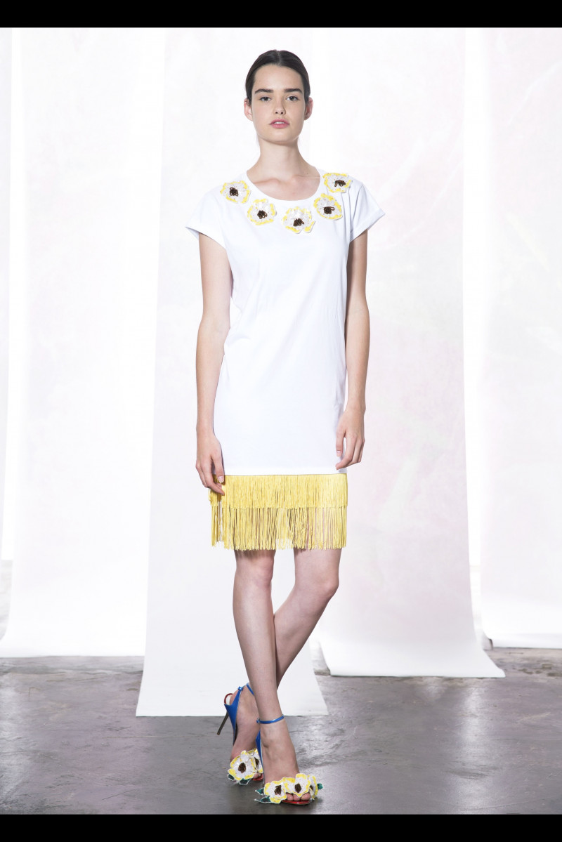 Sarah Hartog featured in  the Christian Pellizzari lookbook for Spring/Summer 2015