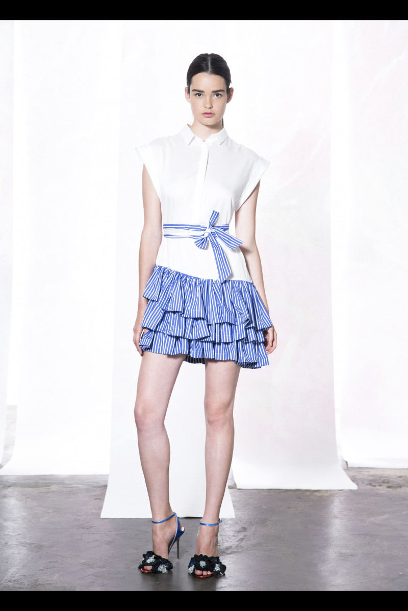 Sarah Hartog featured in  the Christian Pellizzari lookbook for Spring/Summer 2015