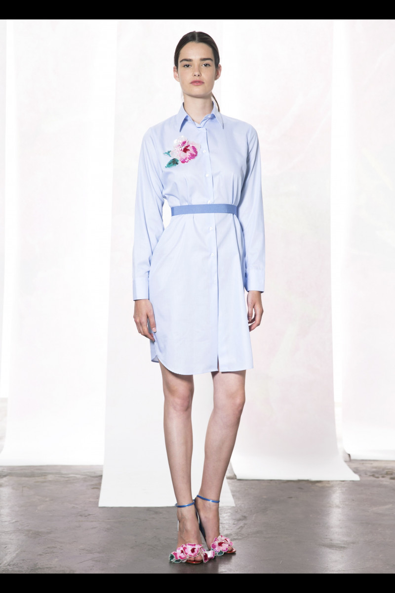 Sarah Hartog featured in  the Christian Pellizzari lookbook for Spring/Summer 2015