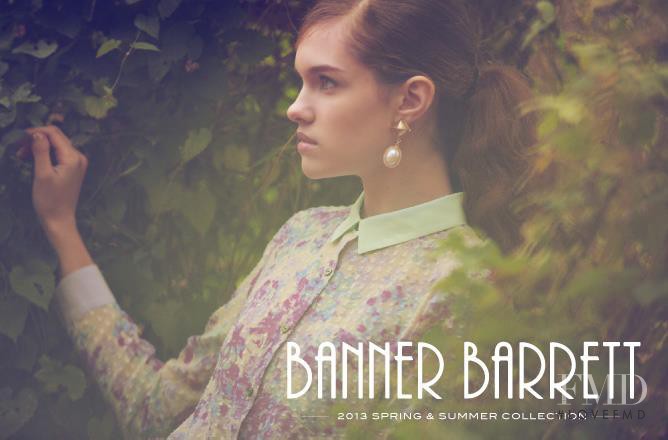 Dasha Sarakhanova featured in  the Banner Barrett lookbook for Spring/Summer 2013