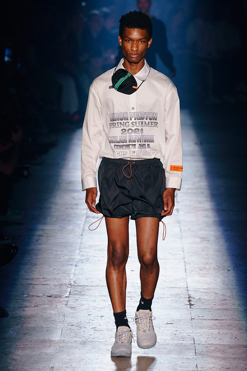 Heron Preston fashion show for Spring/Summer 2020