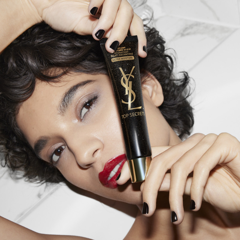 Nathalia Santana featured in  the YSL Beauty advertisement for Spring/Summer 2021
