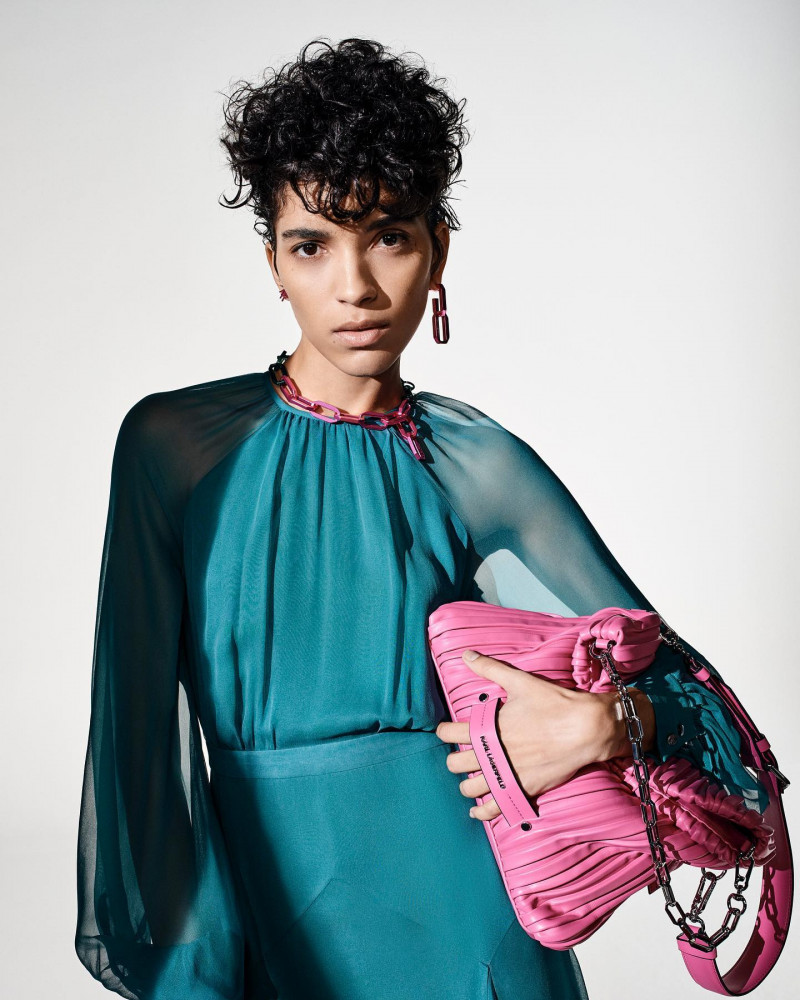 Nathalia Santana featured in  the Karl Lagerfeld advertisement for Spring/Summer 2022