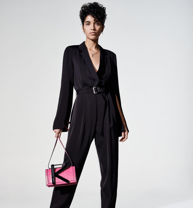 Nathalia Santana featured in  the Karl Lagerfeld advertisement for Spring/Summer 2022