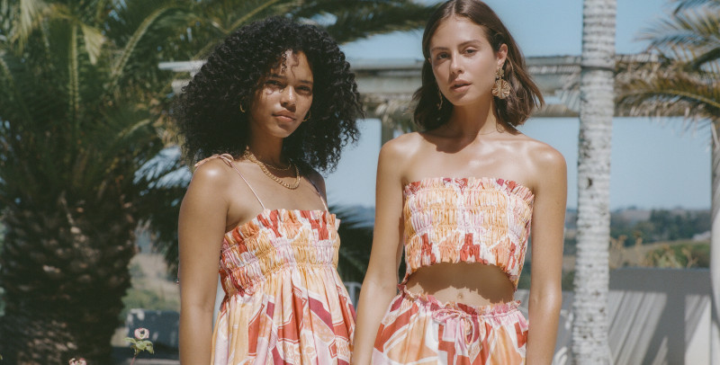 Ruby Campbell featured in  the steele Palermo advertisement for Resort 2020