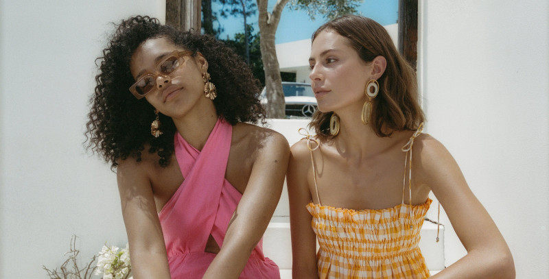 Ruby Campbell featured in  the steele Palermo advertisement for Resort 2020