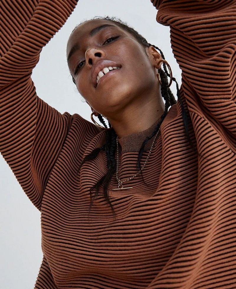 Ruby Campbell featured in  the Nagnata advertisement for Spring/Summer 2021