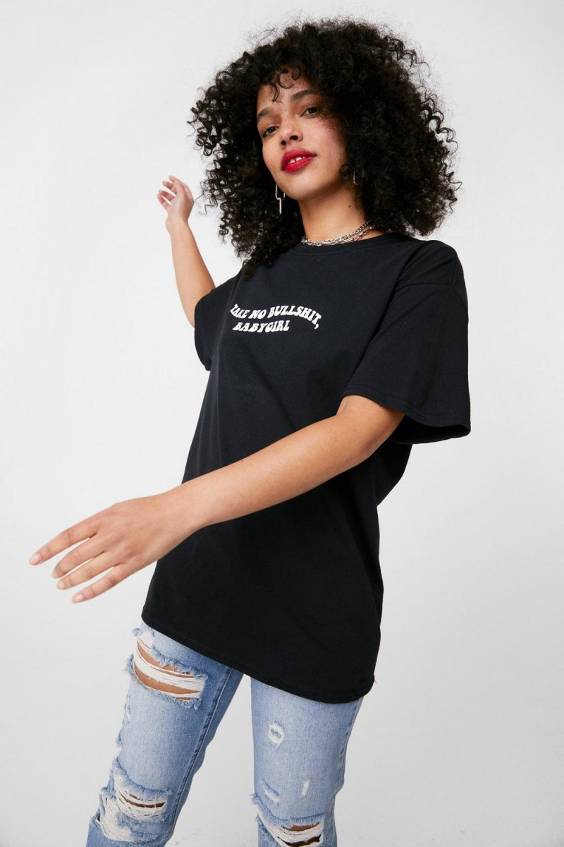 Ruby Campbell featured in  the Nasty Gal catalogue for Summer 2021