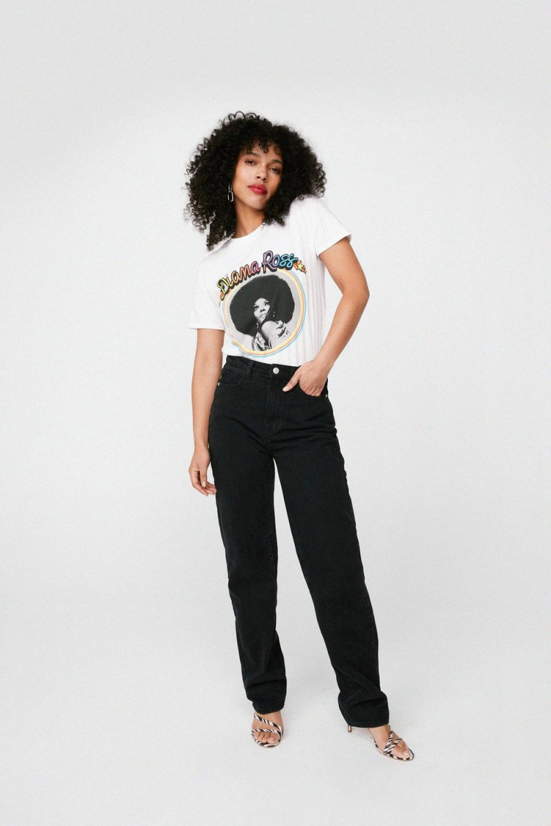 Ruby Campbell featured in  the Nasty Gal catalogue for Summer 2021