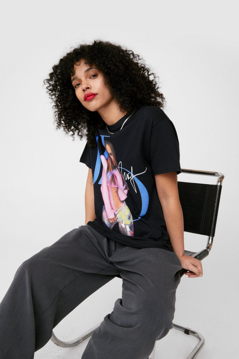 Ruby Campbell featured in  the Nasty Gal catalogue for Summer 2021