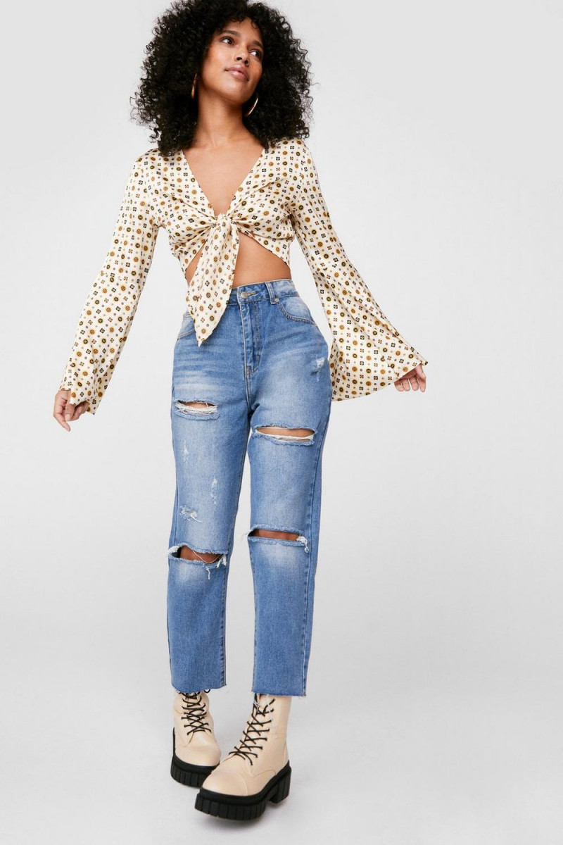 Ruby Campbell featured in  the Nasty Gal catalogue for Summer 2021