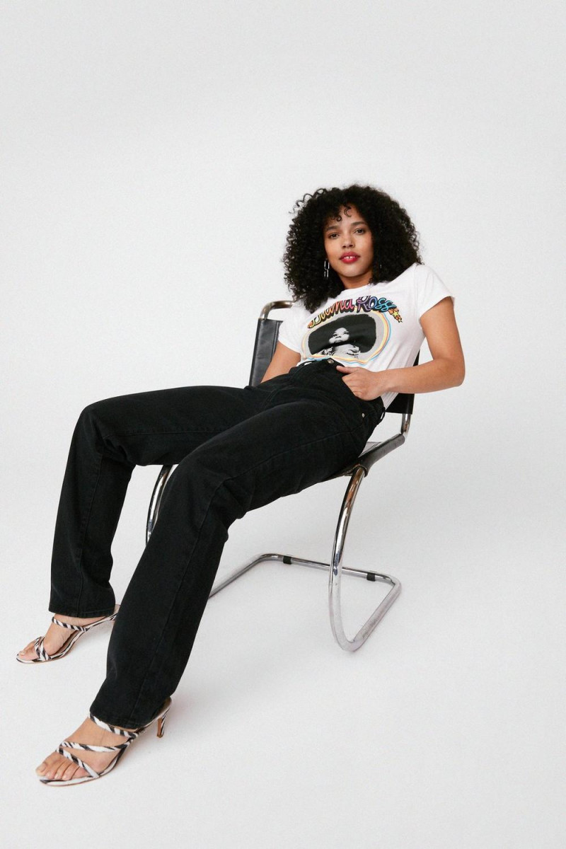 Ruby Campbell featured in  the Nasty Gal catalogue for Summer 2021