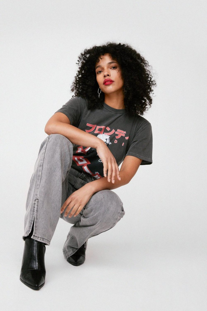 Ruby Campbell featured in  the Nasty Gal catalogue for Summer 2021