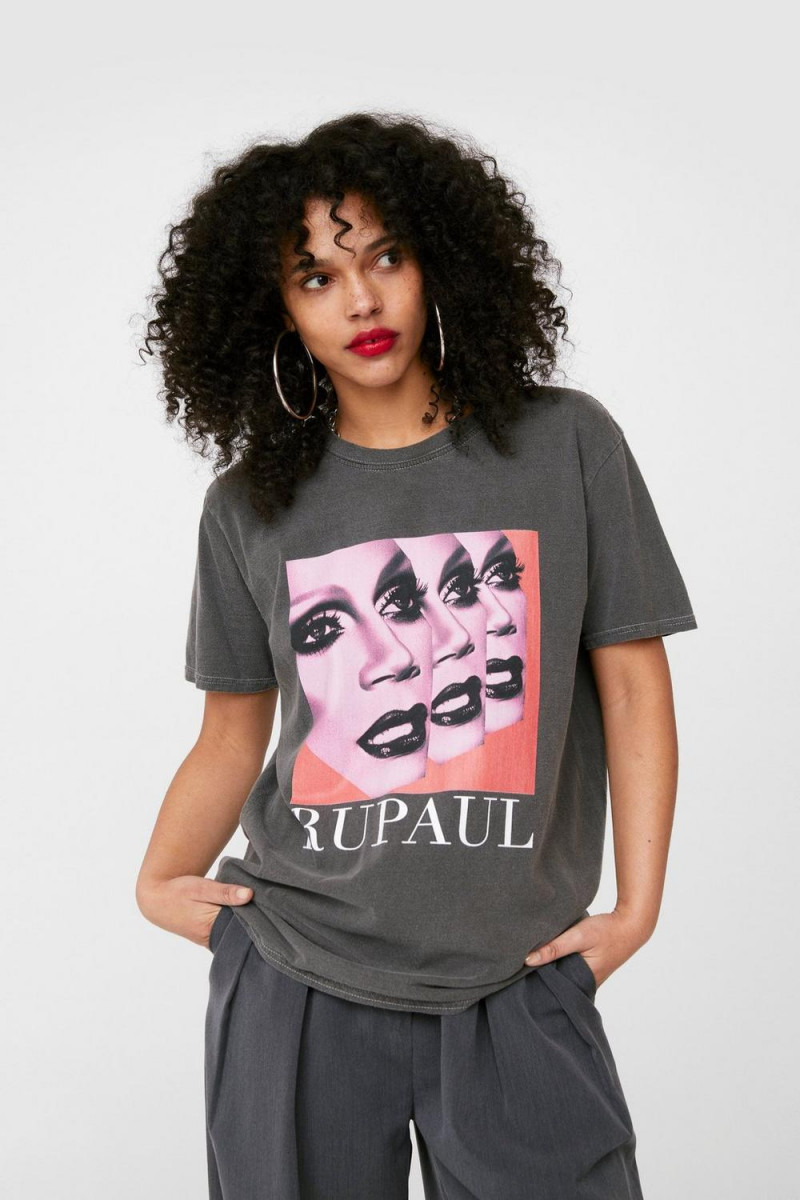 Ruby Campbell featured in  the Nasty Gal catalogue for Summer 2021