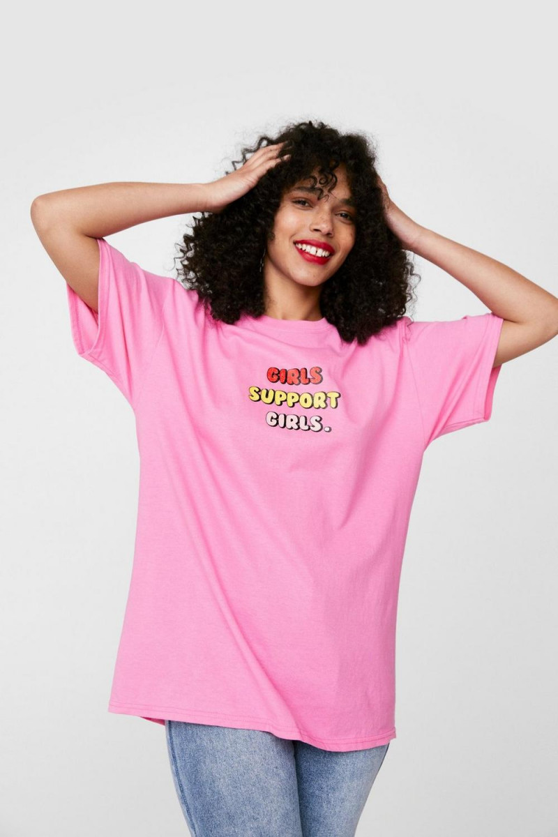 Ruby Campbell featured in  the Nasty Gal catalogue for Summer 2021