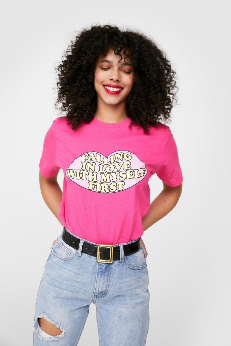 Ruby Campbell featured in  the Nasty Gal catalogue for Summer 2021