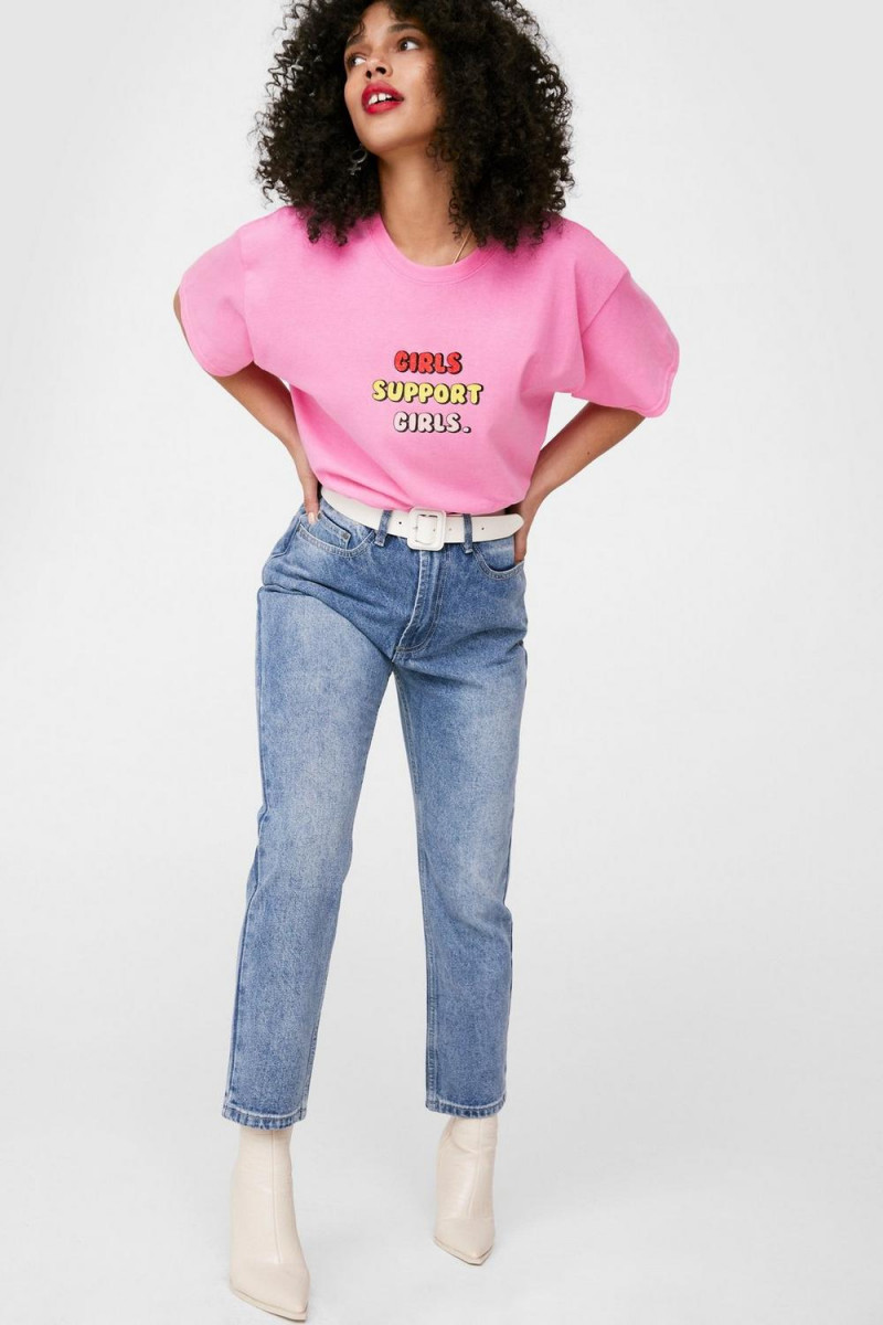 Ruby Campbell featured in  the Nasty Gal catalogue for Summer 2021