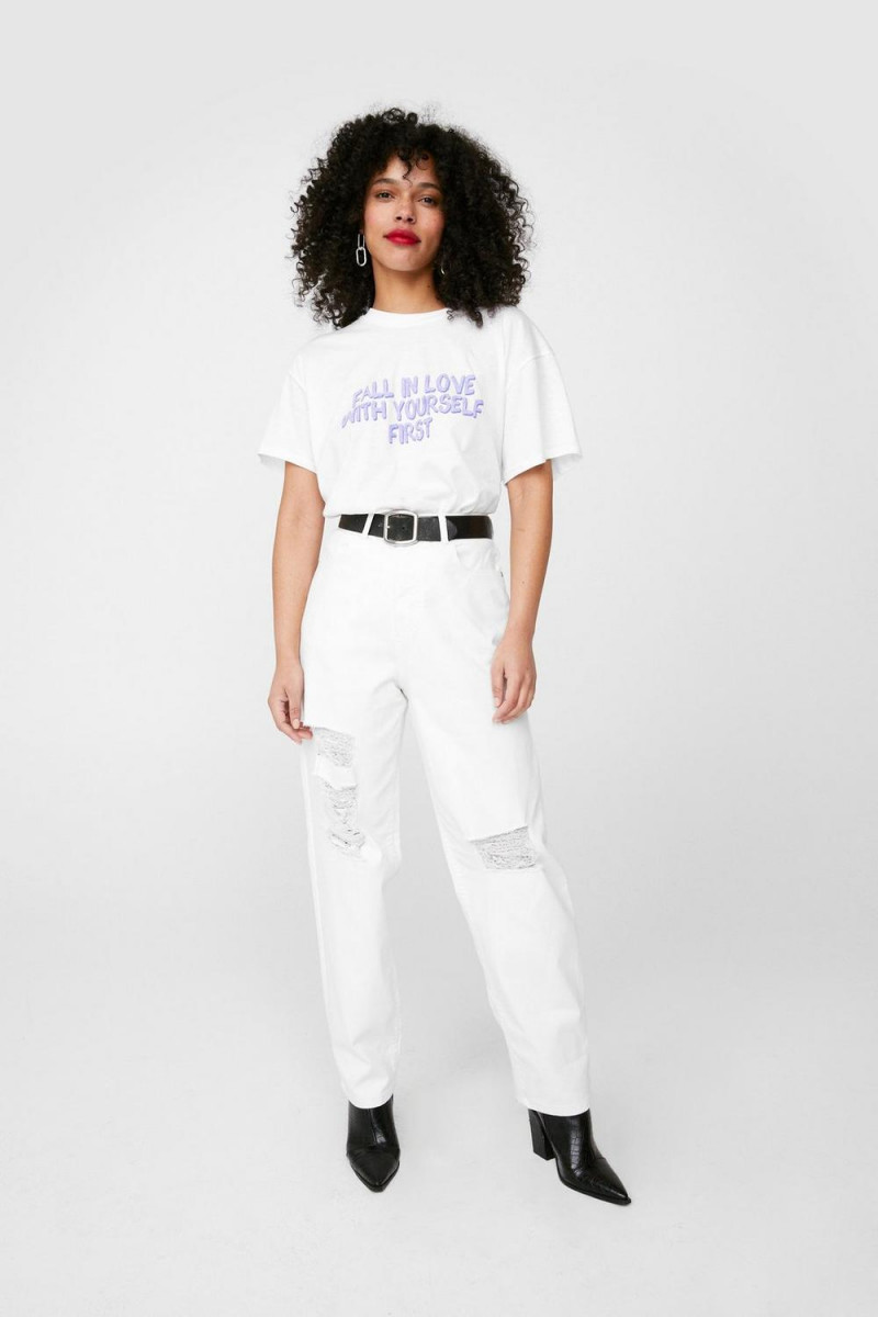 Ruby Campbell featured in  the Nasty Gal catalogue for Summer 2021