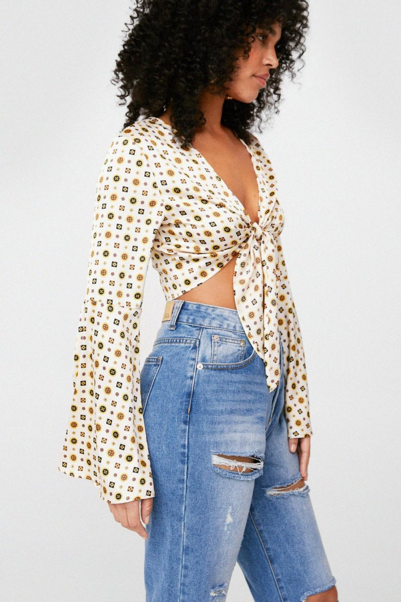 Ruby Campbell featured in  the Nasty Gal catalogue for Summer 2021