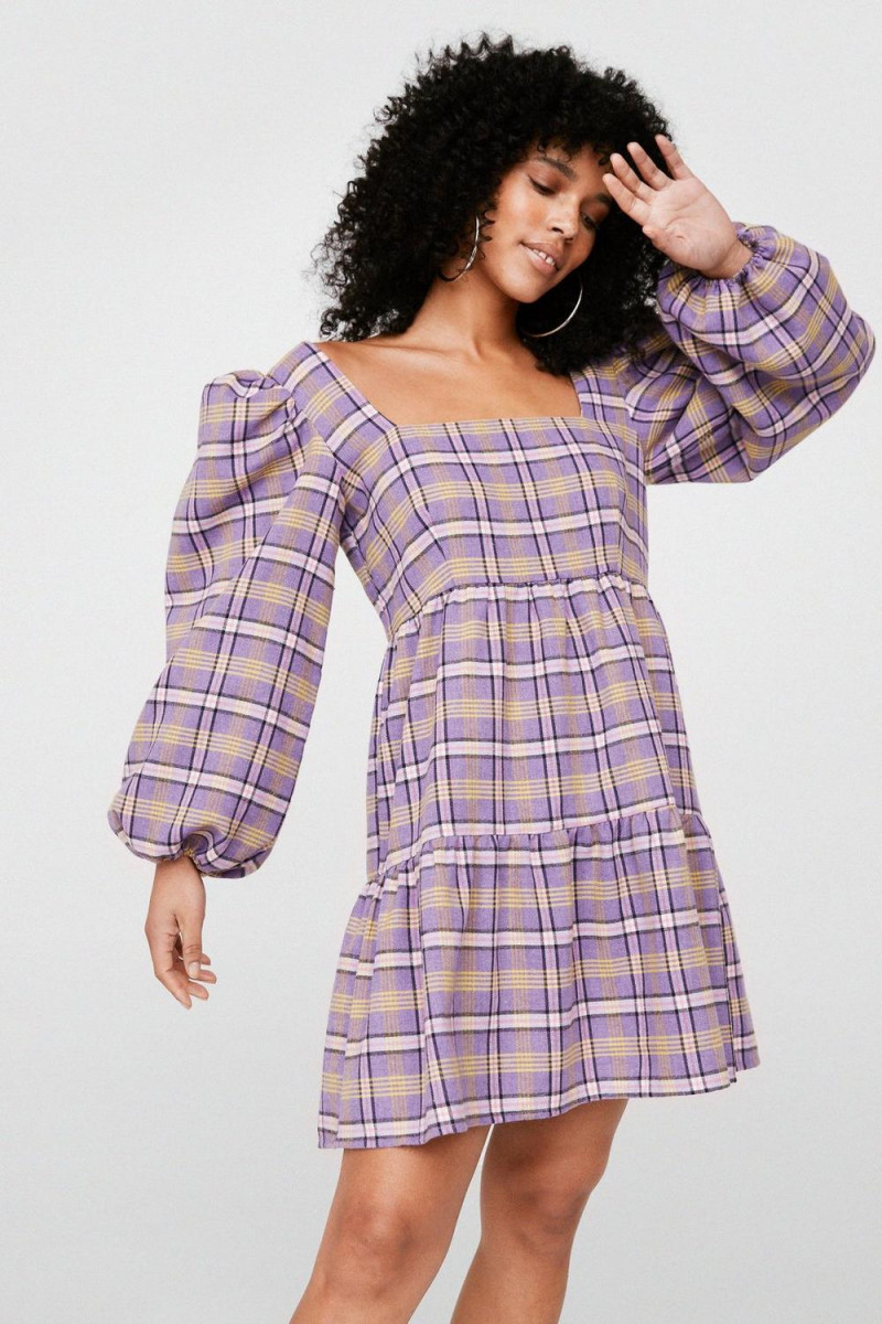 Ruby Campbell featured in  the Nasty Gal catalogue for Summer 2021