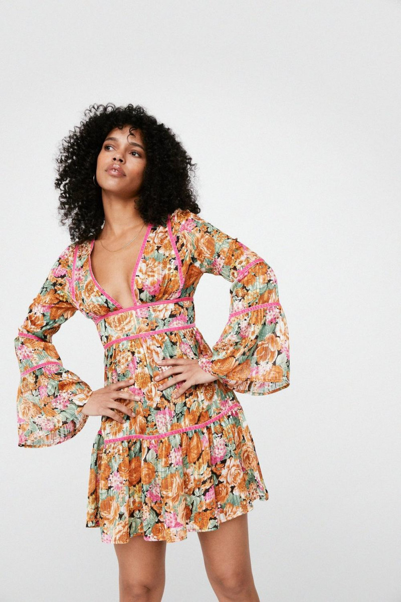 Ruby Campbell featured in  the Nasty Gal catalogue for Summer 2021