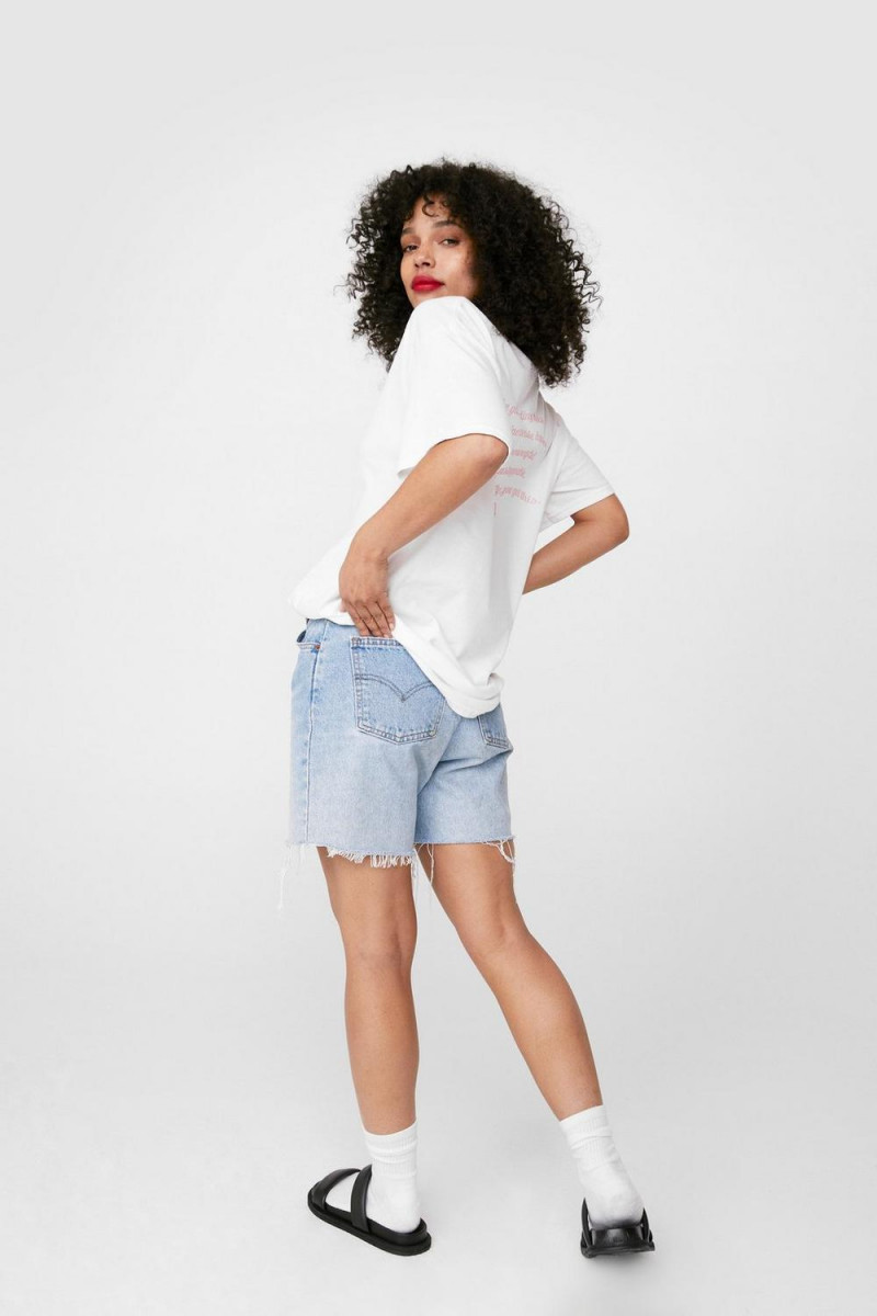 Ruby Campbell featured in  the Nasty Gal catalogue for Summer 2021