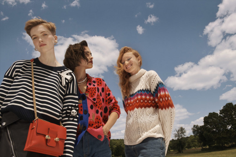 Lala Olsson featured in  the Saks Fifth Avenue advertisement for Fall 2022