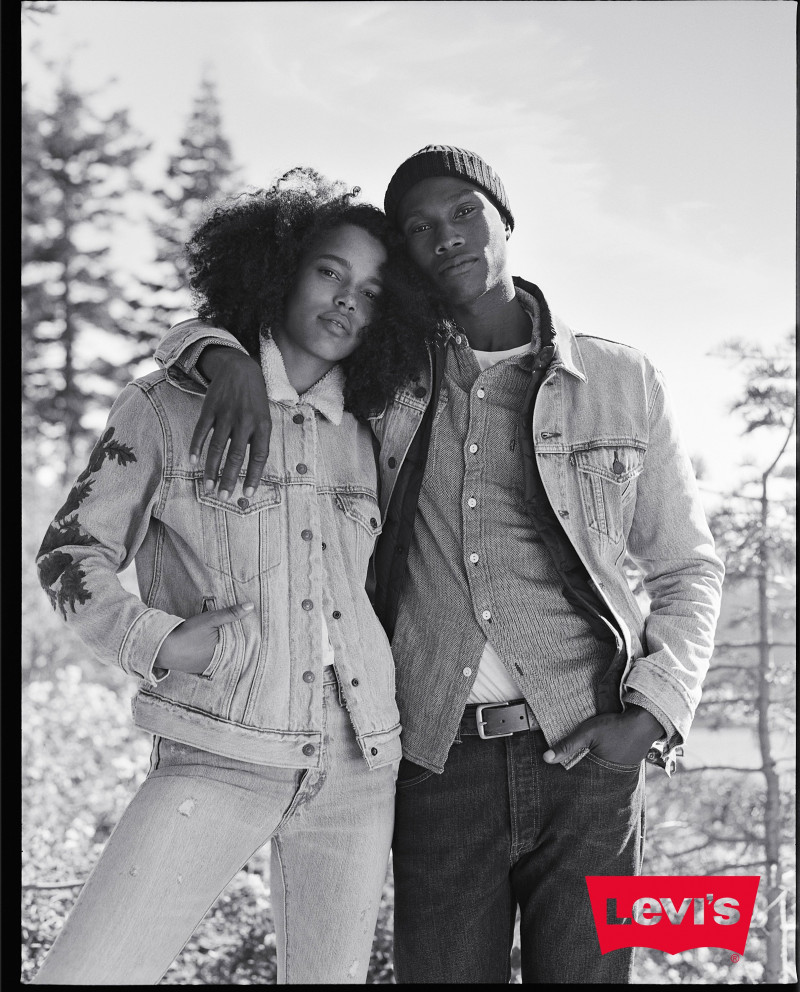 Ruby Campbell featured in  the Levi’s advertisement for Holiday 2017