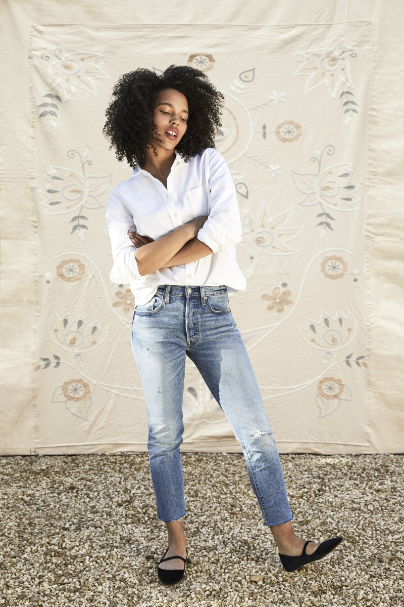 Ruby Campbell featured in  the Levi’s advertisement for Holiday 2017