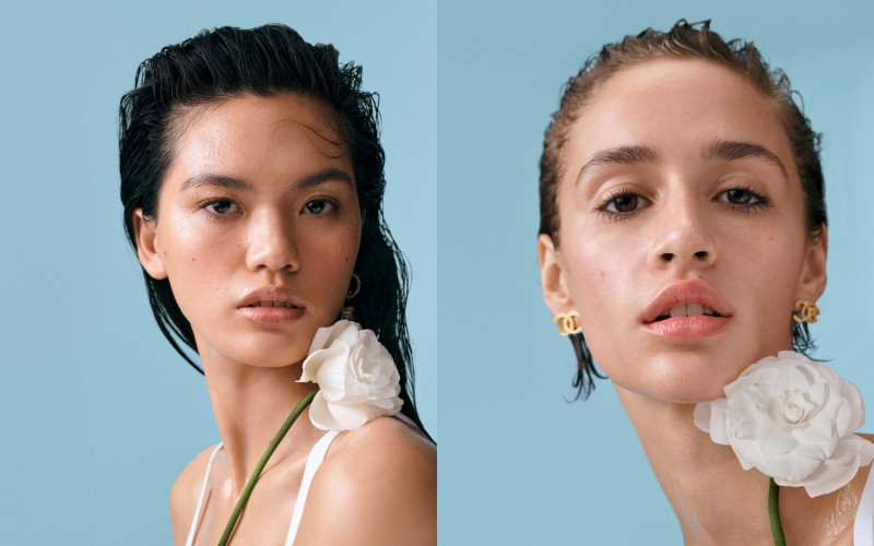 Quinn Elin Mora featured in  the Chanel Beauty The Hydra Beauty advertisement for Summer 2023