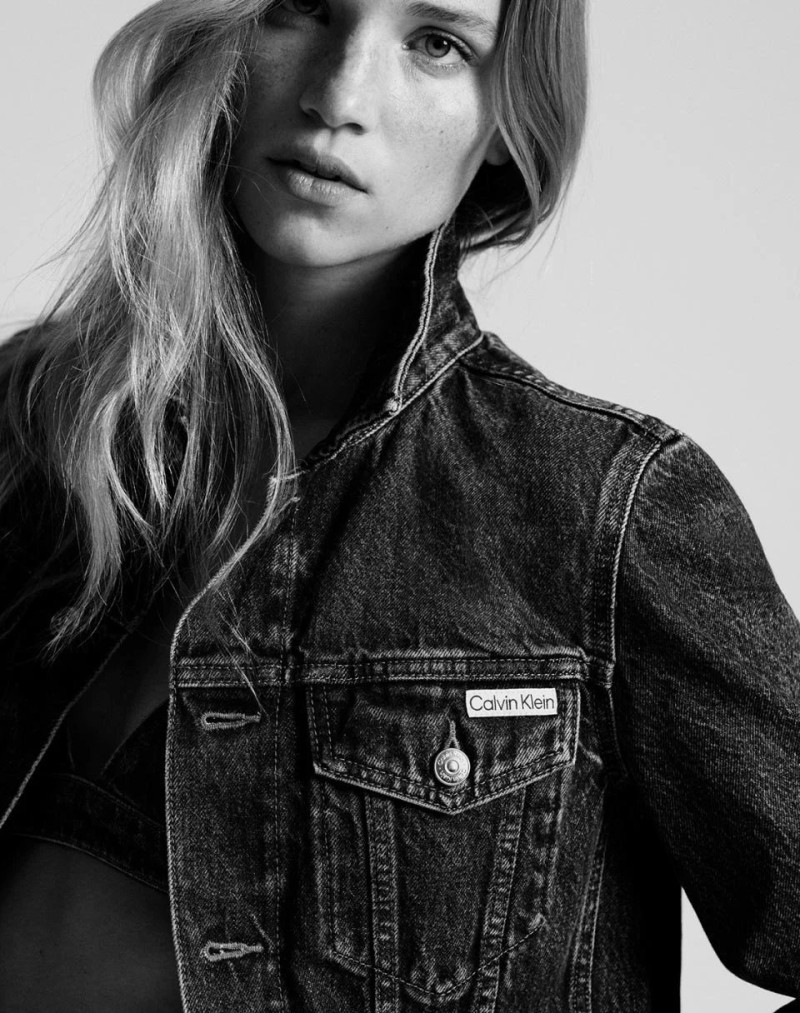 Rebecca Leigh Longendyke featured in  the Calvin Klein advertisement for Spring/Summer 2023