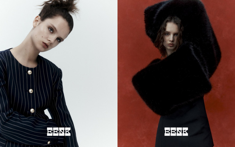 Giselle Norman featured in  the Eenk V for Vintage advertisement for Autumn/Winter 2022