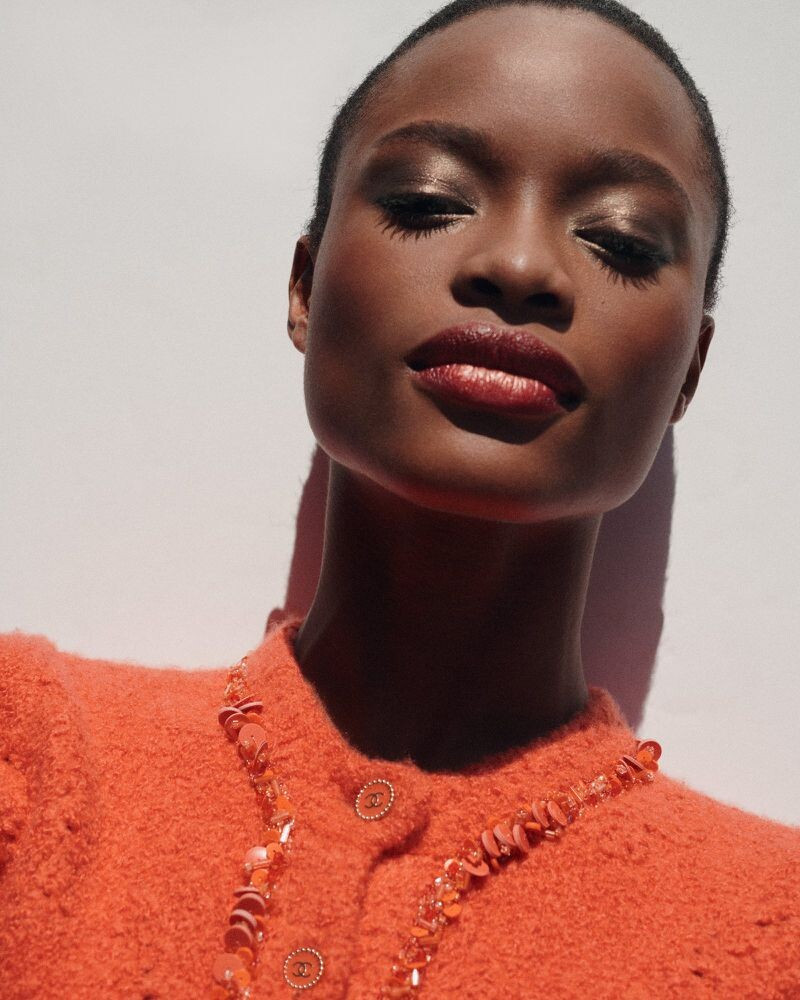 Mayowa Nicholas featured in  the Chanel Beauty Create Your Complexion advertisement for Spring/Summer 2020