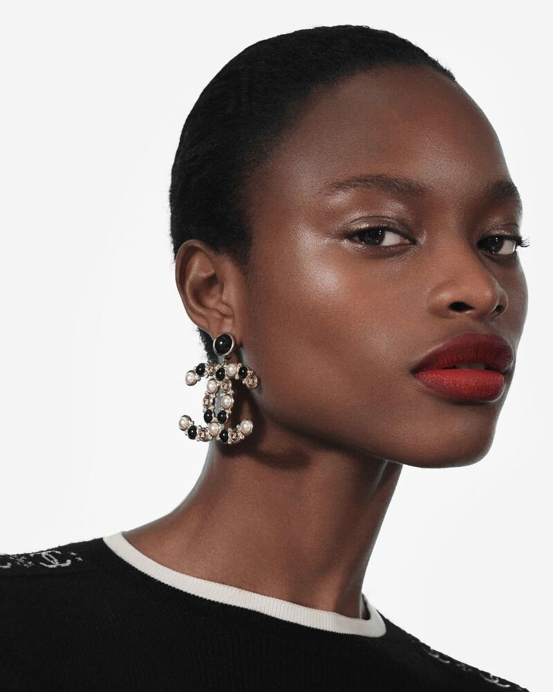 Mayowa Nicholas featured in  the Chanel Beauty Create Your Complexion advertisement for Spring/Summer 2020