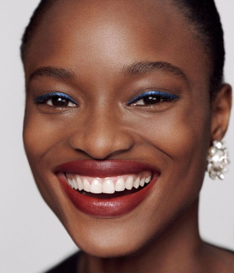 Mayowa Nicholas featured in  the Chanel Beauty Create Your Complexion advertisement for Spring/Summer 2020