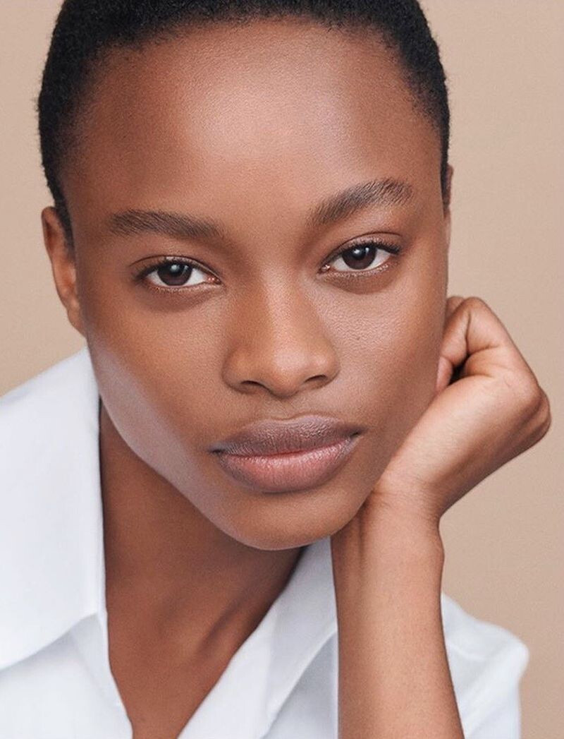 Mayowa Nicholas featured in  the Chanel Beauty Create Your Complexion advertisement for Spring/Summer 2020