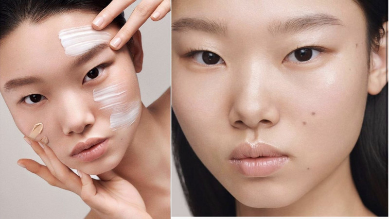 Yoon Young Bae featured in  the Chanel Beauty Create Your Complexion advertisement for Spring/Summer 2020