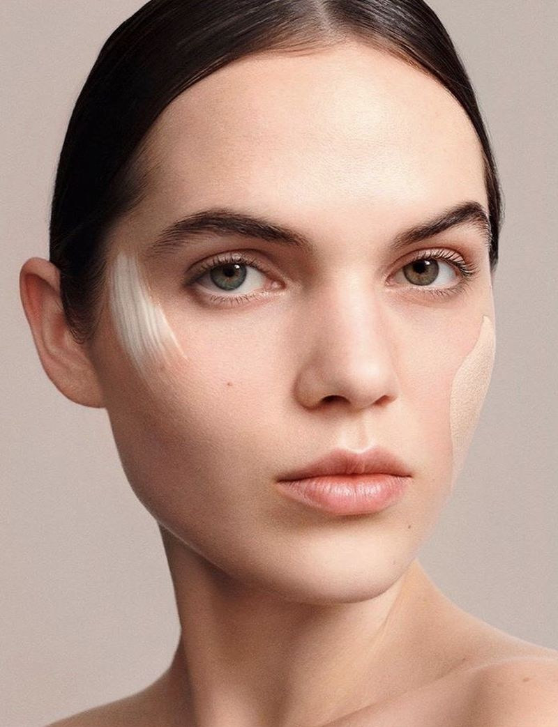 Lily Stewart featured in  the Chanel Beauty Create Your Complexion advertisement for Spring/Summer 2020